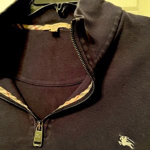 Mens Burberry XL Quarter Zip